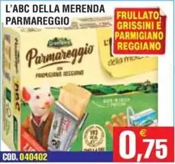 Immenso Cash L'ABC della merenda Parmareggio offerta