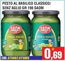Immenso Cash Pesto al basilico SAOM offerta
