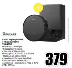 MediaWorld Robot aspirapolvere e lavapavimenti T50 GEN3 offerta