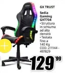 MediaWorld Sedia Gaming GX Trust GXT704 offerta