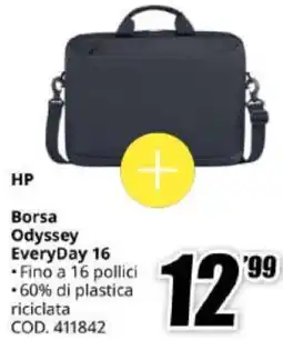 MediaWorld HP Borsa Odyssey EveryDay 16 offerta