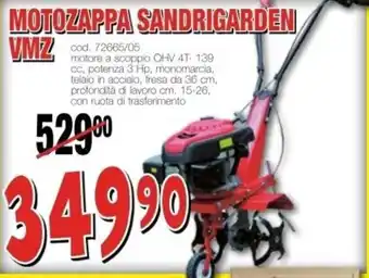 Mondo Brico Motozappa Sandrigarden VMZ offerta