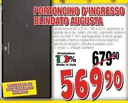Mondo Brico Portoncino d'ingresso blindato Augusta offerta