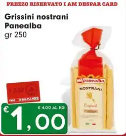 DeSpar Express Grissini nostrani Panealba offerta
