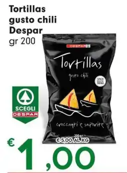 DeSpar Express Tortillas gusto chili Despar offerta