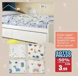 Happy Casa Plaid Baby offerta
