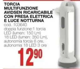 Mondo Brico Torcia multifunzione Avidsen offerta