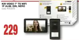Mondo Brico KIR VIDEO 7" TS WIFI 1F ALIM. DIN, NERO offerta