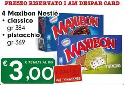 DeSpar Express Maxibon Nestlé offerta