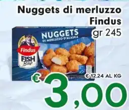 DeSpar Express Nuggets di merluzzo Findus offerta
