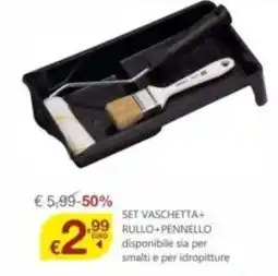 BricoCity Set vaschetta + rullo + pennello offerta