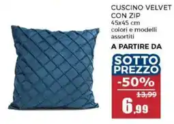 Happy Casa Cuscino velvet offerta