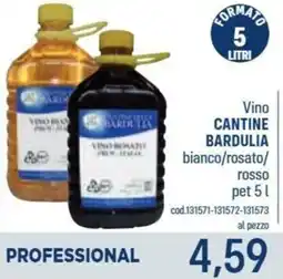 Talento Professional Store Vino Cantine Bardulia bianco/rosato/ rosso offerta