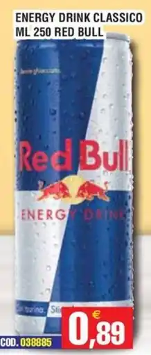 Immenso Cash Energy drink classico red bull offerta