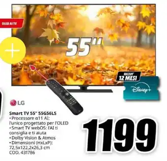 LG Smart TV 55" 55G56LS