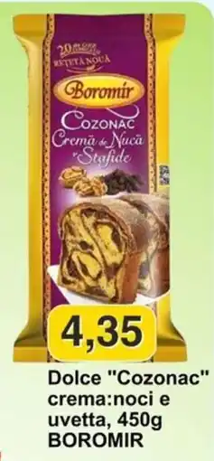 Mix Markt Dolce Cozonac crema:noci e uvetta offerta