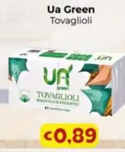 Le Bolle di Giù Giù Ua Green tovaglioli offerta