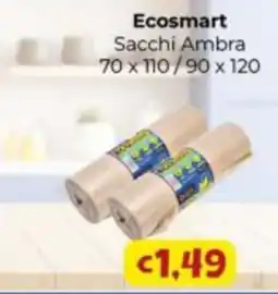 Le Bolle di Giù Giù Ecosmart Sacchi Ambra offerta