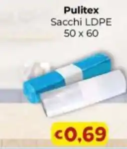 Le Bolle di Giù Giù Pulitex Sacchi LDPE offerta