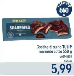 Talento Professional Store Costine di suino Tulip marinate cotte offerta