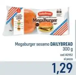 Talento Professional Store Megaburger Sesamo Dailybread offerta