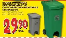 Mondo Brico Bidone immondizia differenziata offerta