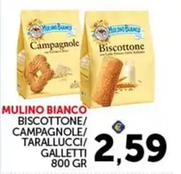 Italcash Cash & Carry Mulino Bianco biscottone/campagnole/tarallucci/galletti offerta
