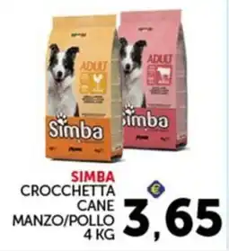 Italcash Cash & Carry Simba crocchetta cane manzo/pollo offerta