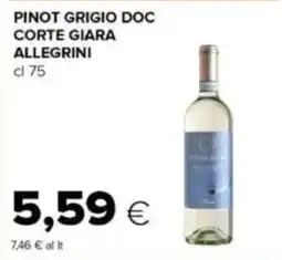 Tigre Pinot grigio doc corte giara allegrini offerta