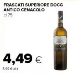 Tigre Frascati superiore docg antico cenacolo offerta