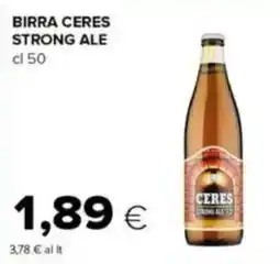 Tigre Birra Ceres strong ale offerta