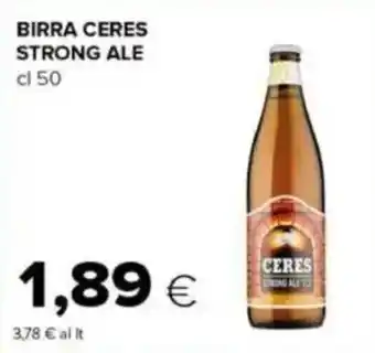 Tigre Birra Ceres strong ale offerta