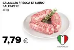 Tigre Salsiccia fresca di suino sale&pepe offerta
