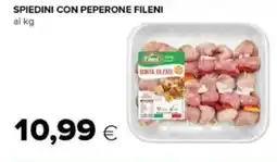 Tigre Spiedini con peperone Fileni offerta