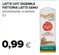 Tigre Latte UHT Digemilk Fattoria Latte Sano parzialmente scremato offerta