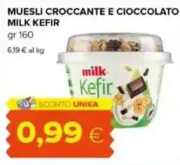 Tigre Muesli croccante e cioccolato milk Kefir offerta