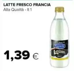 Tigre Latte fresco Francia offerta