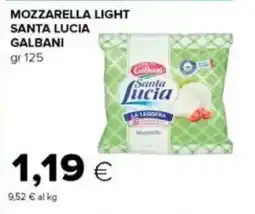 Tigre Mozzarella light Santa Lucia offerta
