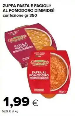 Tigre Dimmidisì pappa al pomodoro offerta