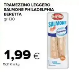 Tigre Tramezzino leggero salmone philadelphia beretta offerta