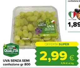 Tigre Uva senza semi offerta