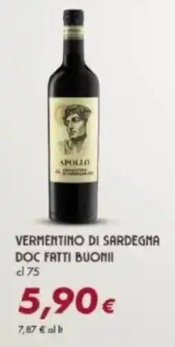 Tigre Apollo Vermentino di Sardegna offerta
