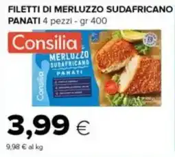 Tigre Consilia filetti di merluzzo sudafricano panati offerta