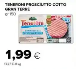 Tigre Teneroni hamburger con prosciutto cotto offerta