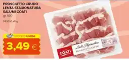 Tigre Prosciutto crudo lenta stagionatura Salumi Coati offerta