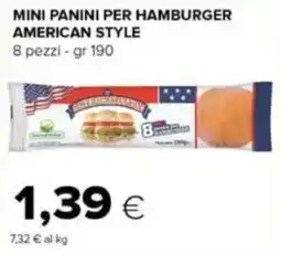 Tigre Mini panini per hamburger american style offerta
