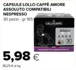 Tigre Capsule Lollo Caffè Amore offerta
