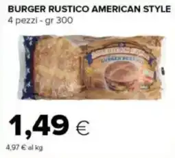 Tigre Burger rustico American style offerta
