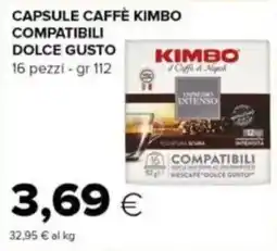 Tigre Capsule caffè Kimbo compatibili Dolce Gusto offerta