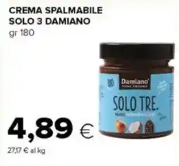 Tigre Crema spalmabile solo 3 damiano offerta